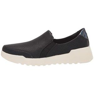 Ryka Women's Paola Slip-On Sneaker in Black Snake (8 Wide)
